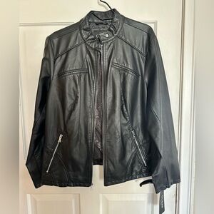 NWT GUESS Faux Leather Jacket